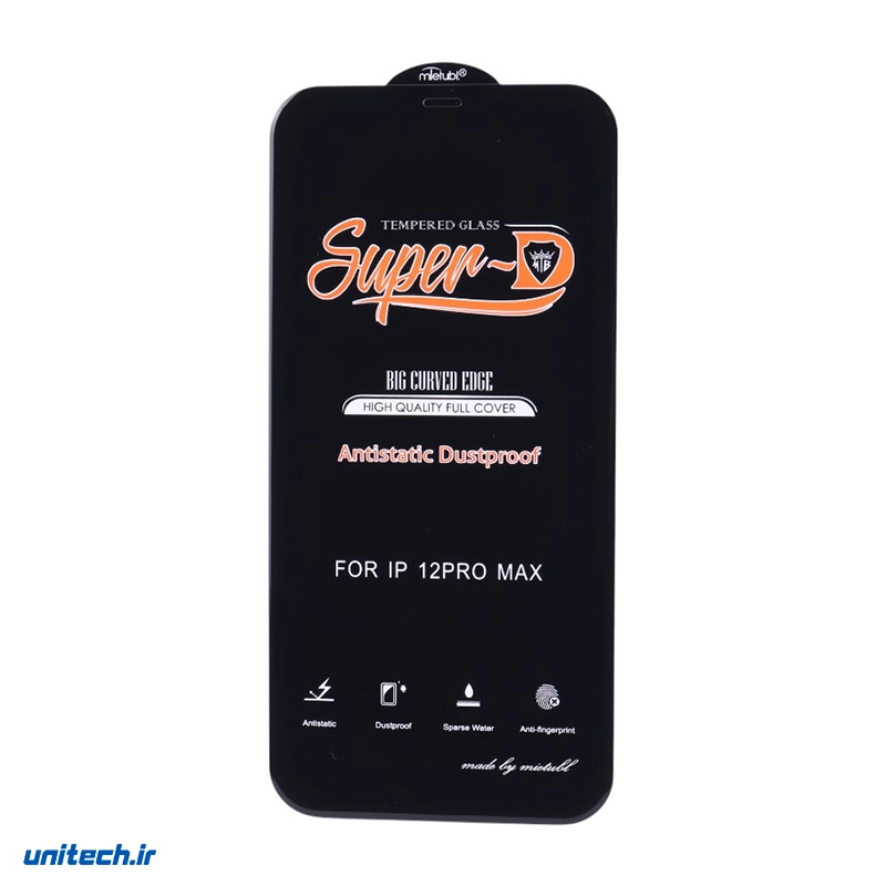 گلس Super D آنتی استاتیک میتوبل آیفون iPhone 12 Pro Max j5BMxh